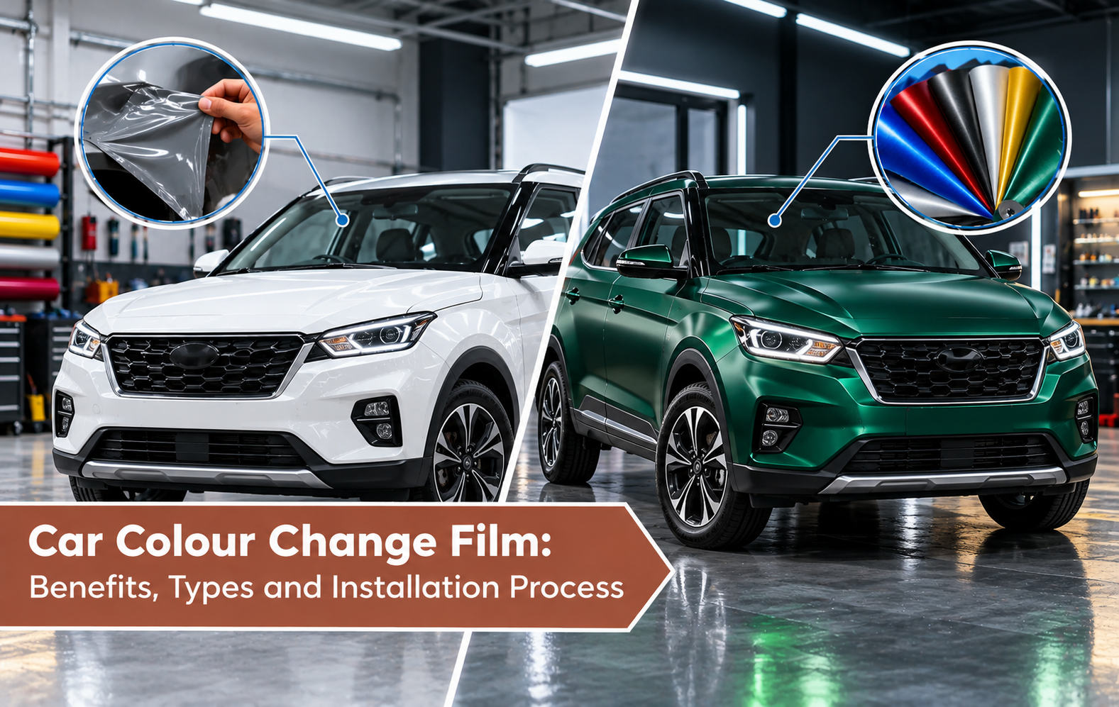 Car Colour Change Film: Benefits, Types and Installation Process