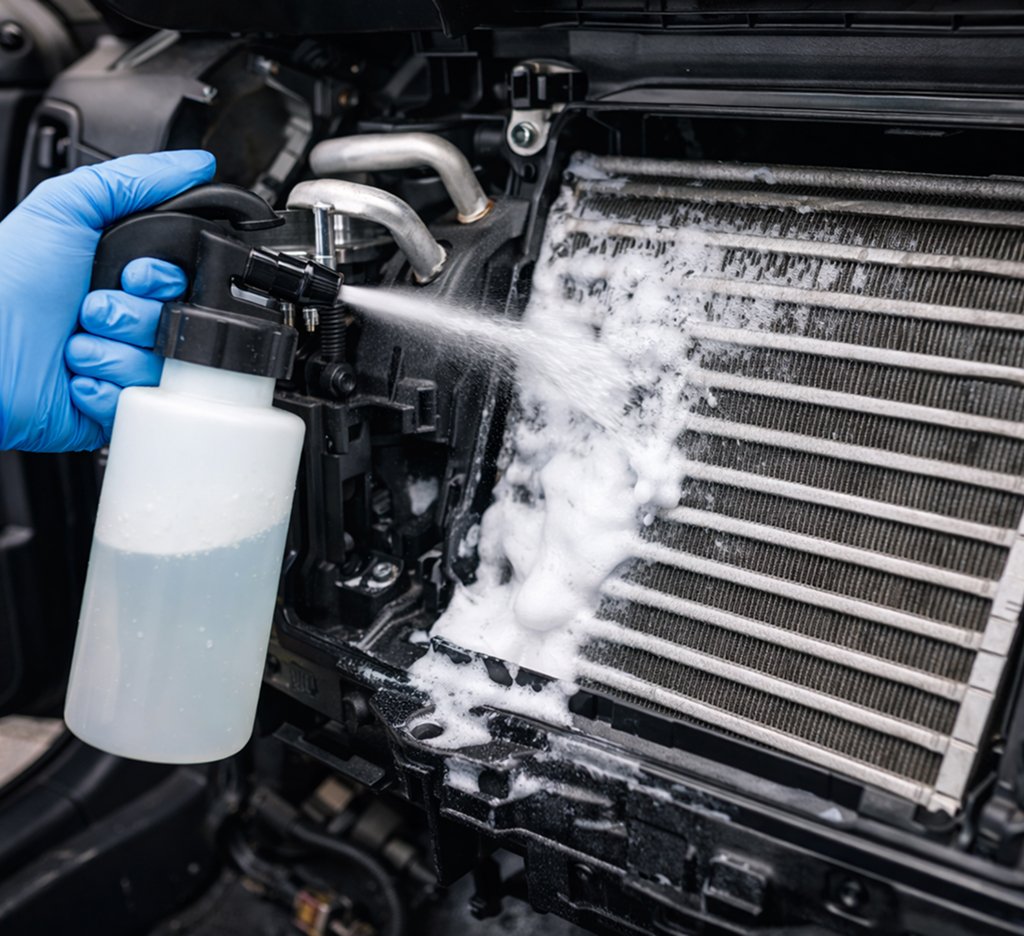 AC Evaporator Cleaning